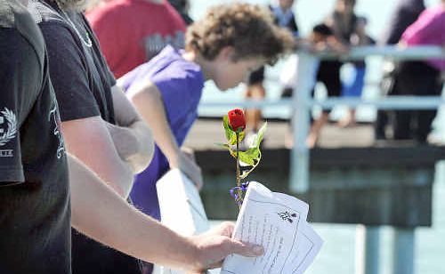 Roses sold at the Brittney Rose Kelly memorial service will help out the AGL rescue helicopter. Roses sold at the Brittney Rose Kelly memorial service will help out the AGL rescue helicopter.